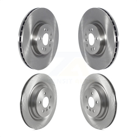 Front Rear Disc Brake Rotors Kit For Mercedes-Benz GLS450 GL450 GL350 GLS350d K8-102257 by Top Quality