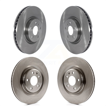 Front Rear Disc Brake Rotors Kit For Audi SQ5 S5 S4 Sportback Q5 PHEV K8-102272 by Top Quality