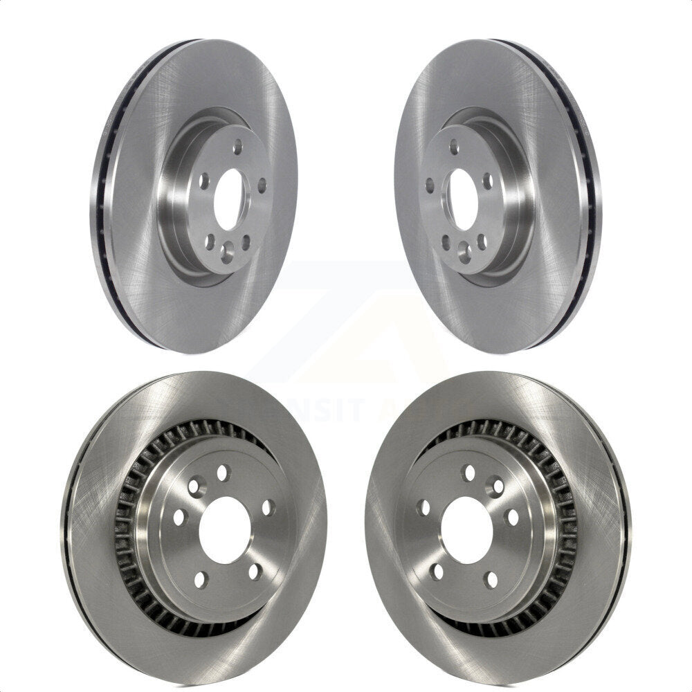 Front Rear Disc Brake Rotors Kit For Volvo XC60 K8-102276 by Top Quality