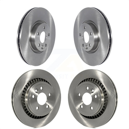 Front Rear Disc Brake Rotors Kit For Volvo XC60 K8-102276 by Top Quality