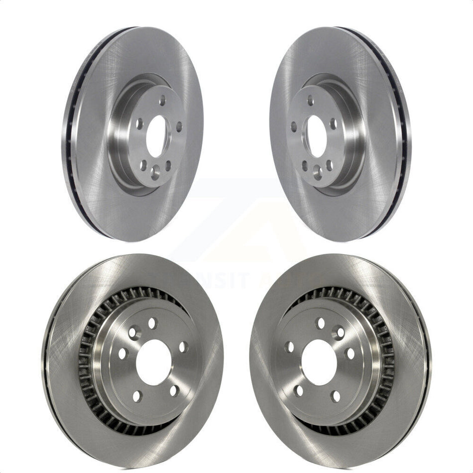 Front Rear Disc Brake Rotors Kit For Volvo XC60 K8-102276 by Top Quality