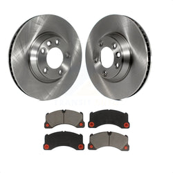 Front Disc Brake Rotors And Ceramic Pads Kit For Porsche Cayenne K8C-100027