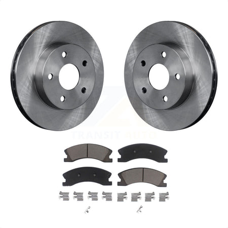 Front Disc Brake Rotors And Ceramic Pads Kit For Jeep Grand Cherokee K8C-100031 by Transit Auto