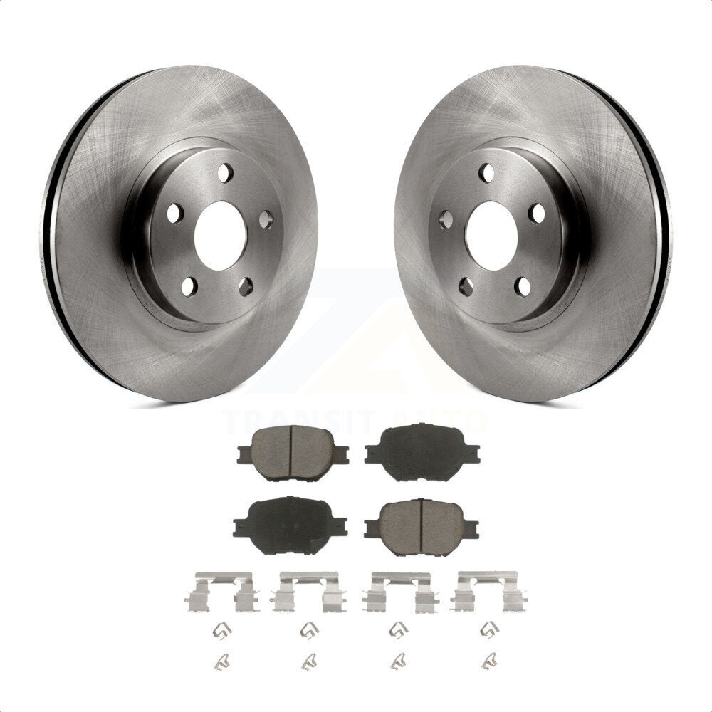 Front Disc Brake Rotors And Ceramic Pads Kit For Scion tC Toyota Celica K8C-100032 by Transit Auto