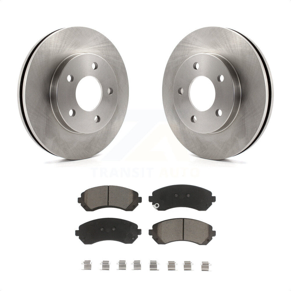 Front Disc Brake Rotors And Ceramic Pads Kit For Buick Rendezvous Pontiac Aztek K8C-100037 by Transit Auto