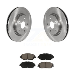 Front Disc Brake Rotors And Ceramic Pads Kit For Toyota Camry RAV4 Lexus ES350 Avalon ES300h UX250h UX200 C-HR ES250 Venza K8C-100040