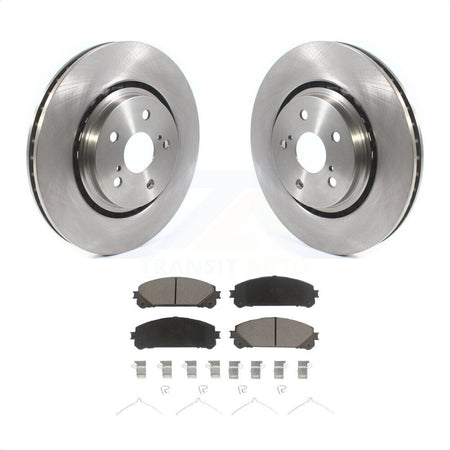 Front Disc Brake Rotors And Ceramic Pads Kit For Lexus RX350 RX450h Toyota RX350L Camry RX450hL Avalon NX250 NX350 NX350h K8C-100041 by Transit Auto