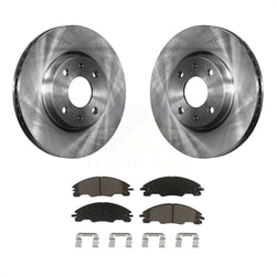 Front Disc Brake Rotors And Ceramic Pads Kit For 2008-2011 Ford Focus K8C-100044