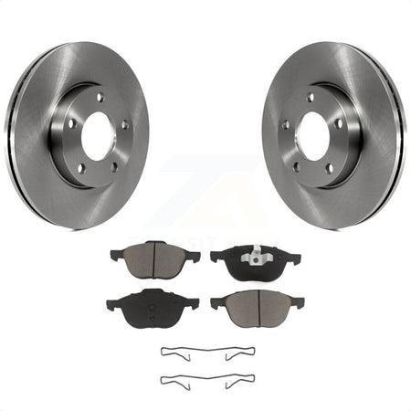 Front Disc Brake Rotors And Ceramic Pads Kit For Mazda 3 Sport K8C-100056 by Transit Auto