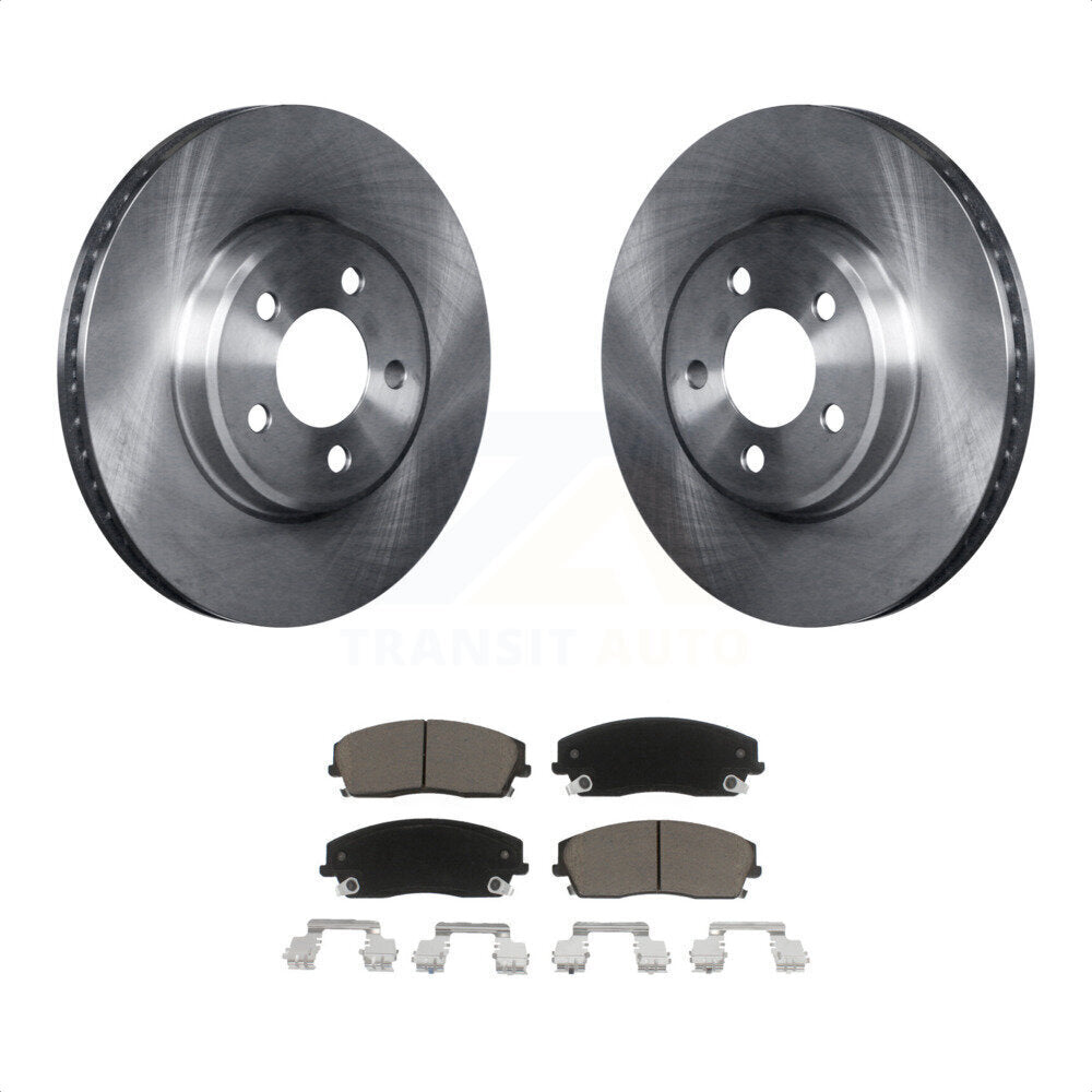 Front Disc Brake Rotors And Ceramic Pads Kit For Dodge Charger Chrysler 300 Challenger Magnum K8C-100066 by Transit Auto