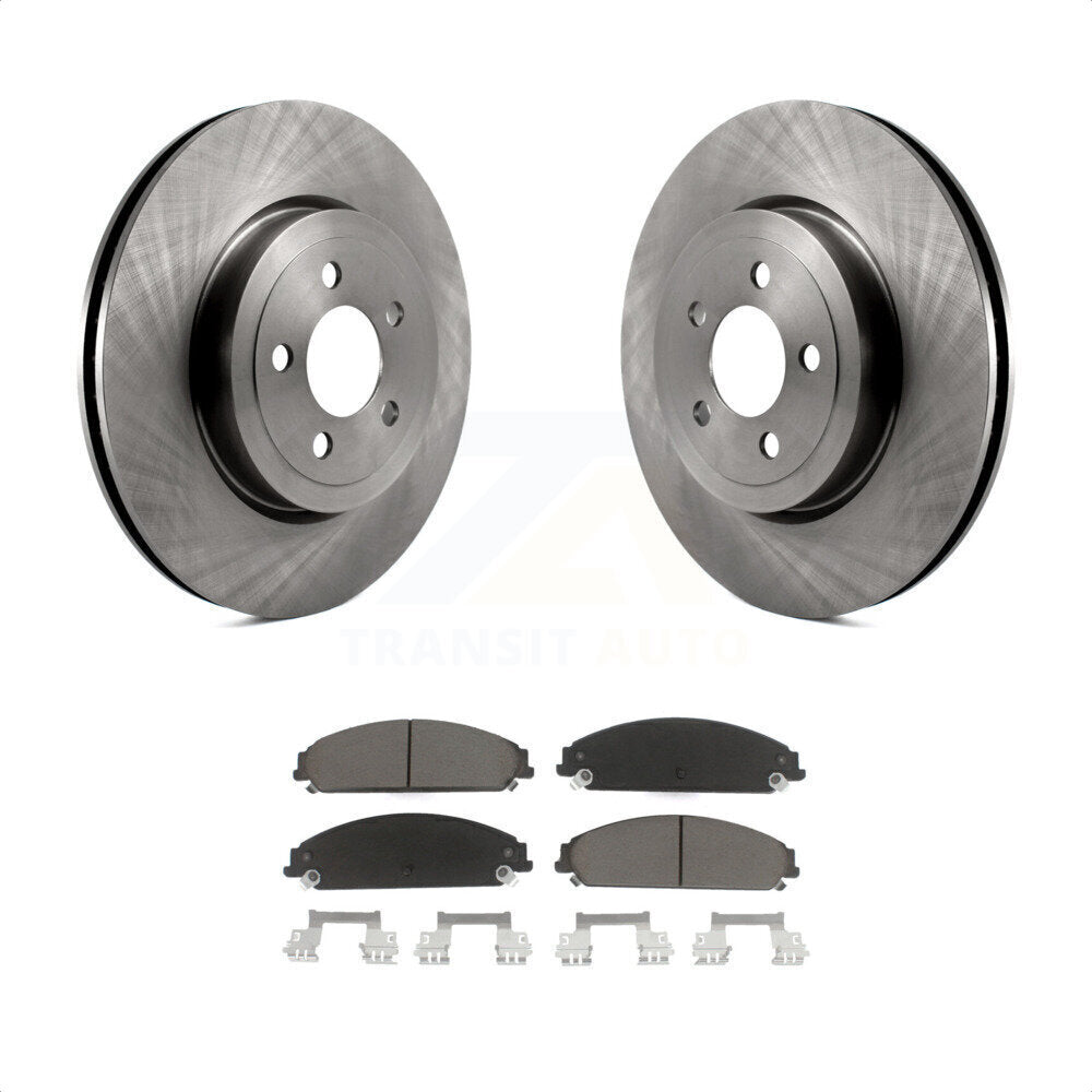 Front Disc Brake Rotors And Ceramic Pads Kit For Dodge Charger Chrysler 300 Challenger Magnum K8C-100068 by Transit Auto