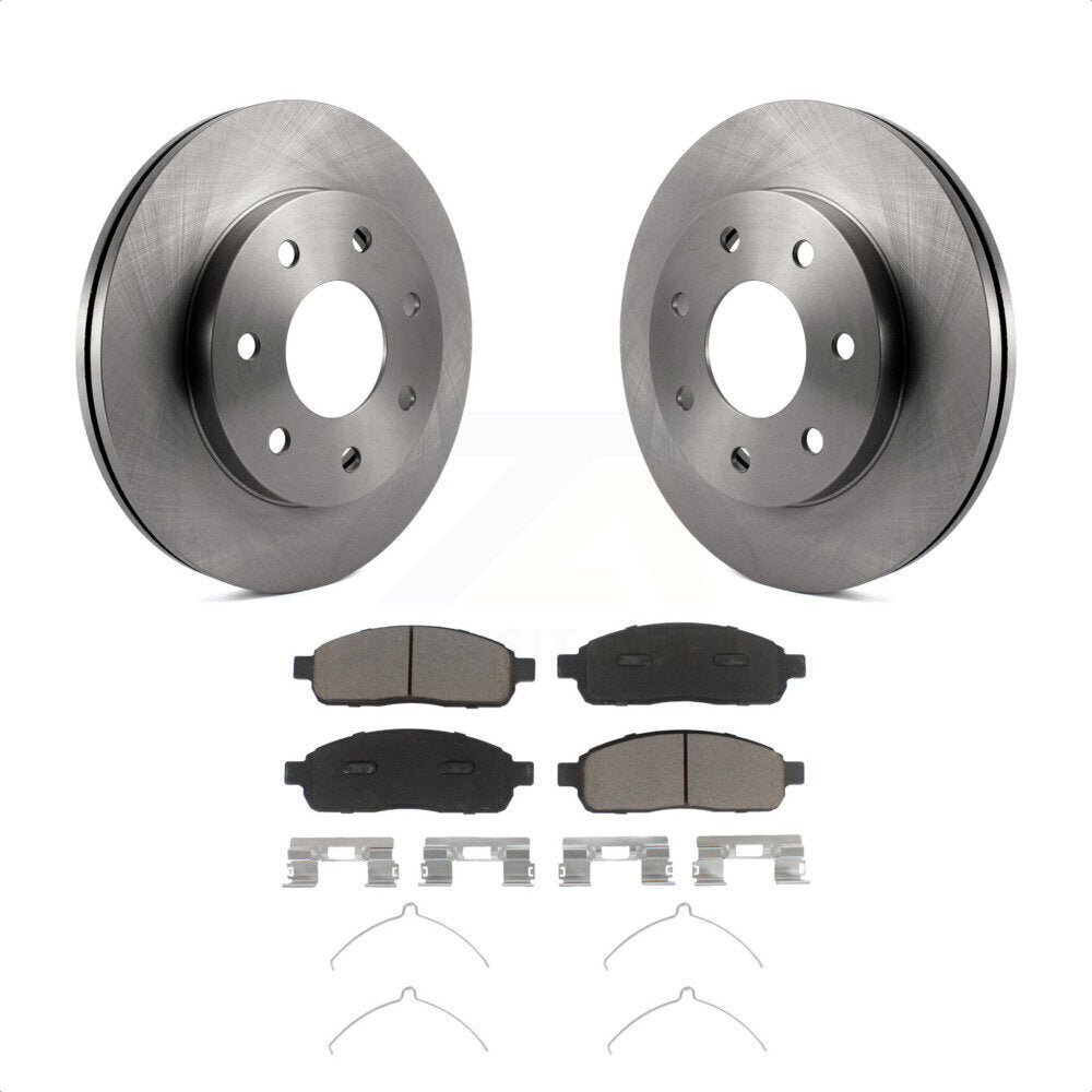 Front Disc Brake Rotors And Ceramic Pads Kit For Ford F-150 Lincoln Mark LT 4WD K8C-100096 by Transit Auto