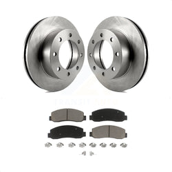 Front Disc Brake Rotors And Ceramic Pads Kit For Ford F-250 Super Duty F-350 K8C-100103