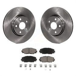 Front Disc Brake Rotors And Ceramic Pads Kit For Toyota Corolla Scion xD Matrix Pontiac Vibe K8C-100109