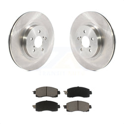 Front Disc Brake Rotors And Ceramic Pads Kit For Subaru Crosstrek Impreza K8C-100110