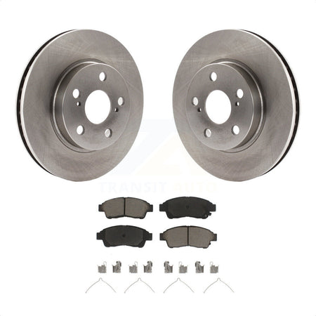 Front Disc Brake Rotors And Ceramic Pads Kit For 1994-1997 Toyota Celica ST K8C-100120 by Transit Auto