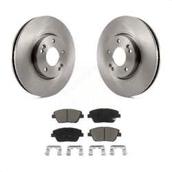 Front Disc Brake Rotors And Ceramic Pads Kit For Hyundai Sonata Kia Optima K8C-100123
