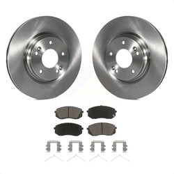 Front Disc Brake Rotors And Ceramic Pads Kit For Hyundai Sonata Kia Optima Niro EV Kona Electric K8C-100126
