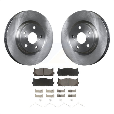 Front Disc Brake Rotors And Ceramic Pads Kit For Toyota Camry Lexus ES350 Avalon ES300h K8C-100133 by Transit Auto