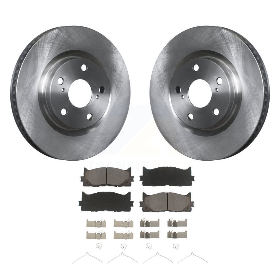 Front Disc Brake Rotors And Ceramic Pads Kit For Toyota Camry Lexus ES350 Avalon ES300h K8C-100133 by Transit Auto