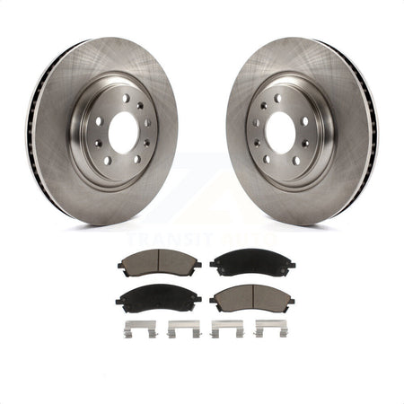 Front Disc Brake Rotors And Ceramic Pads Kit For Cadillac CTS STS Pontiac Bonneville K8C-100138 by Transit Auto