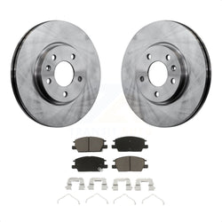 Front Disc Brake Rotors And Ceramic Pads Kit For Chevrolet Equinox Malibu GMC Terrain Buick LaCrosse Regal Sportback TourX K8C-100147