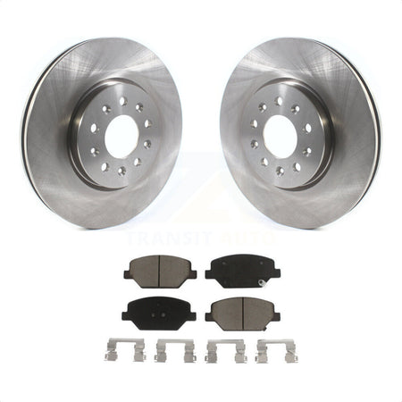 Front Disc Brake Rotors And Ceramic Pads Kit For Chevrolet Equinox GMC Terrain Buick Envision LaCrosse Regal Sportback TourX K8C-100148 by Transit Auto