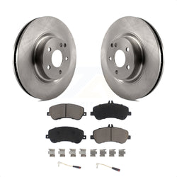 Front Disc Brake Rotors And Ceramic Pads Kit For Mercedes-Benz GLK350 GLK250 K8C-100155