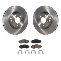 Front Disc Brake Rotors And Ceramic Pads Kit For INFINITI Nissan G37 Murano G35 M35 370Z 350Z EX35 M37 QX70 G25 Q70 Q70L M45 Q40 QX50 M56 EX37 M35h K8C-100161