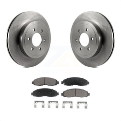 Front Disc Brake Rotors And Ceramic Pads Kit For 2003-2004 Dodge Dakota K8C-100183