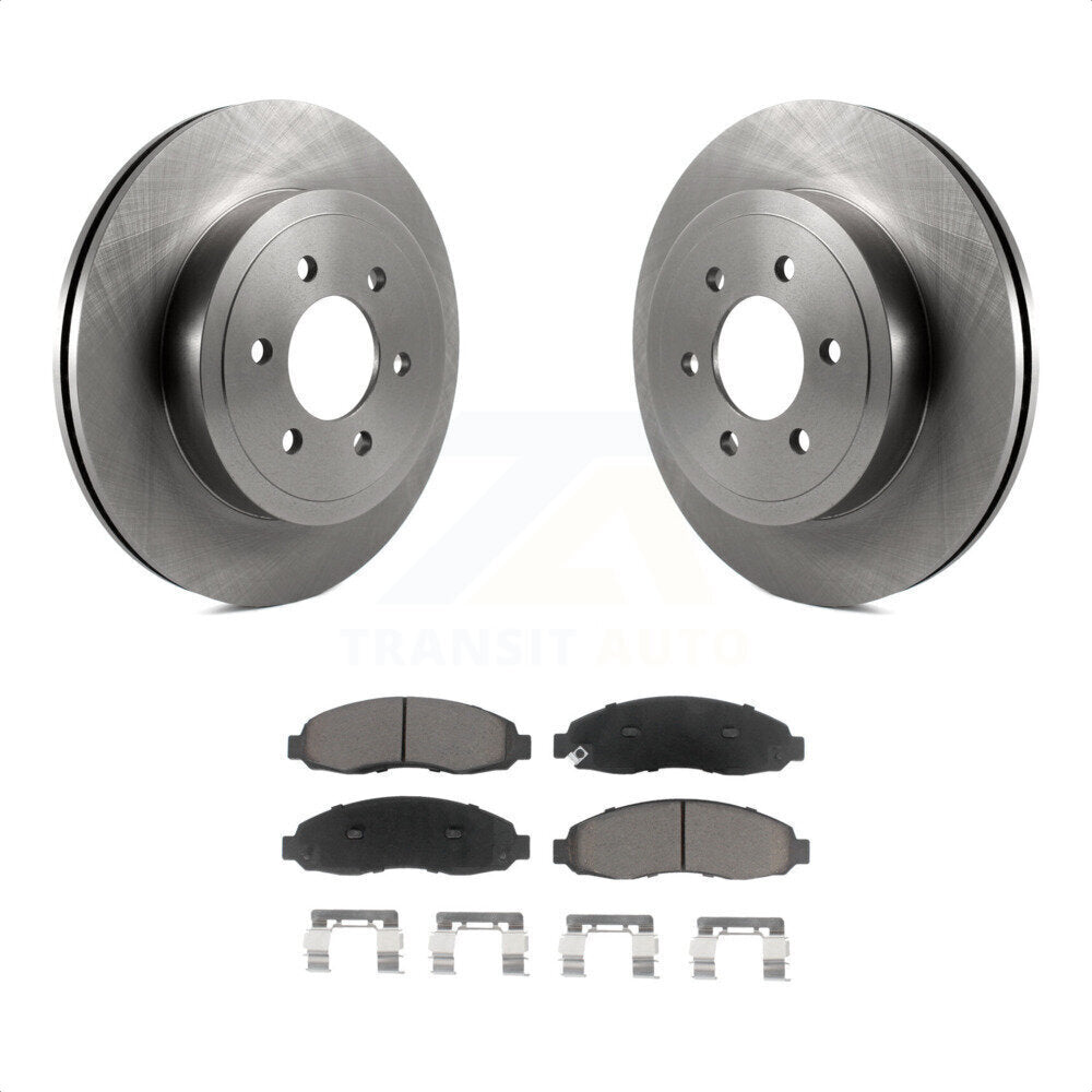 Front Disc Brake Rotors And Ceramic Pads Kit For 2003-2004 Dodge Dakota K8C-100183 by Transit Auto