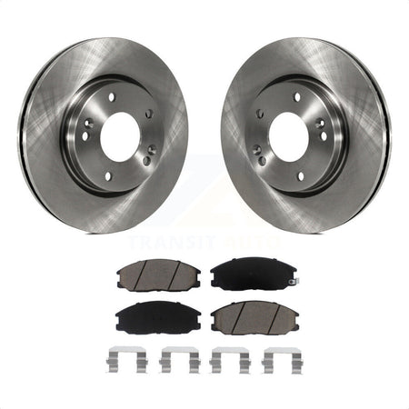 Front Disc Brake Rotors And Ceramic Pads Kit For 2001-2006 Hyundai Santa Fe With 276mm Diameter Rotor K8C-100209 by Transit Auto