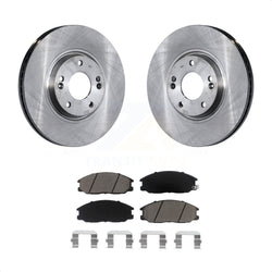 Front Disc Brake Rotors And Ceramic Pads Kit For Kia Amanti Hyundai XG350 K8C-100211