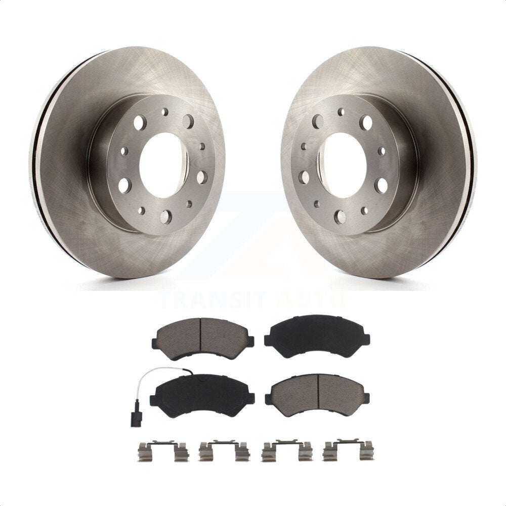 Front Disc Brake Rotors And Ceramic Pads Kit For Ram ProMaster 1500 2500 3500 K8C-100215 by Transit Auto