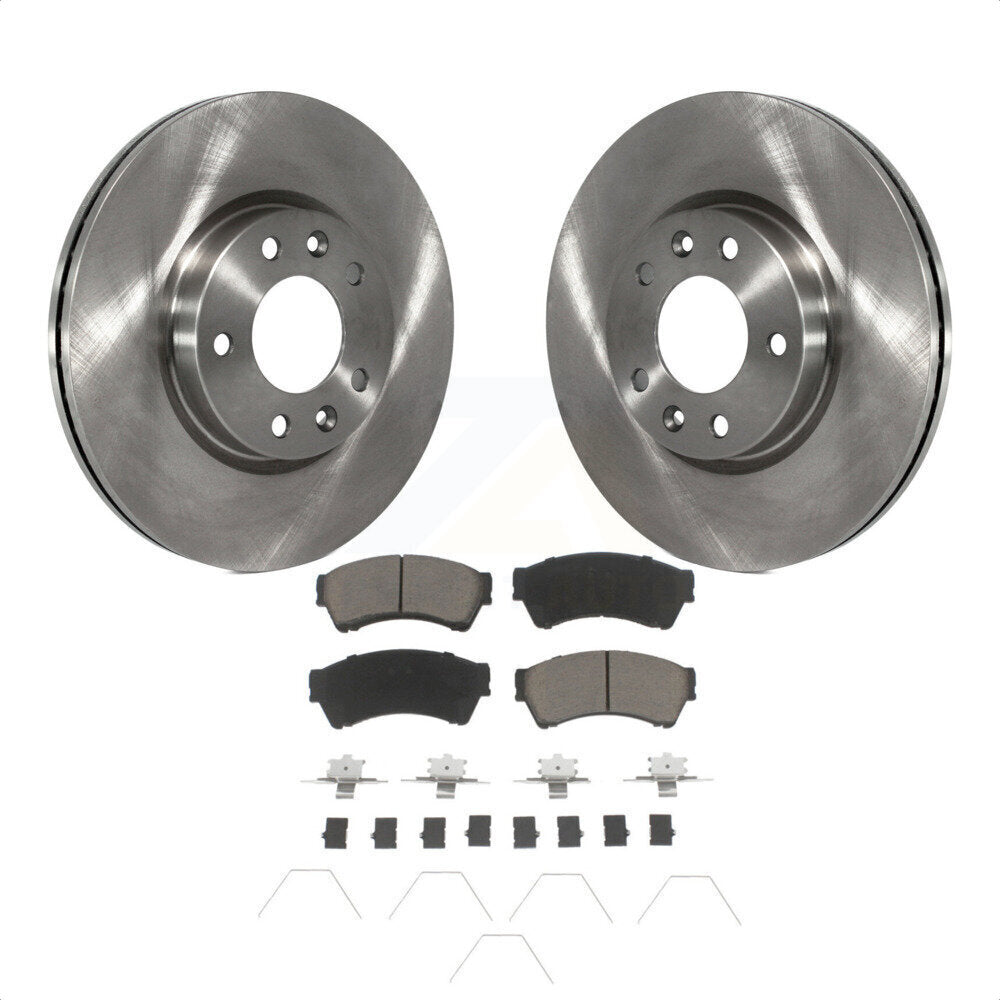 Front Disc Brake Rotors And Ceramic Pads Kit For Ford Fusion Mazda 6 Lincoln MKZ Mercury Milan Zephyr K8C-100216 by Transit Auto