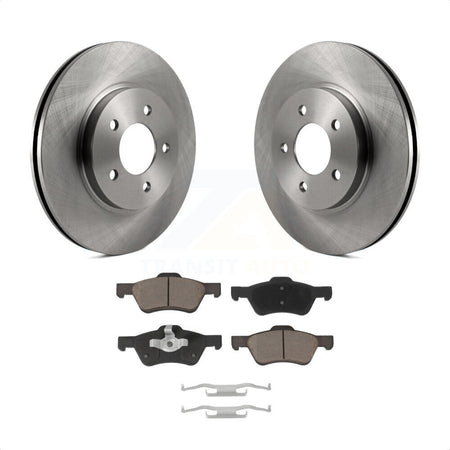 Front Disc Brake Rotors And Ceramic Pads Kit For Ford Escape Mercury Mariner Mazda Tribute K8C-100221 by Transit Auto