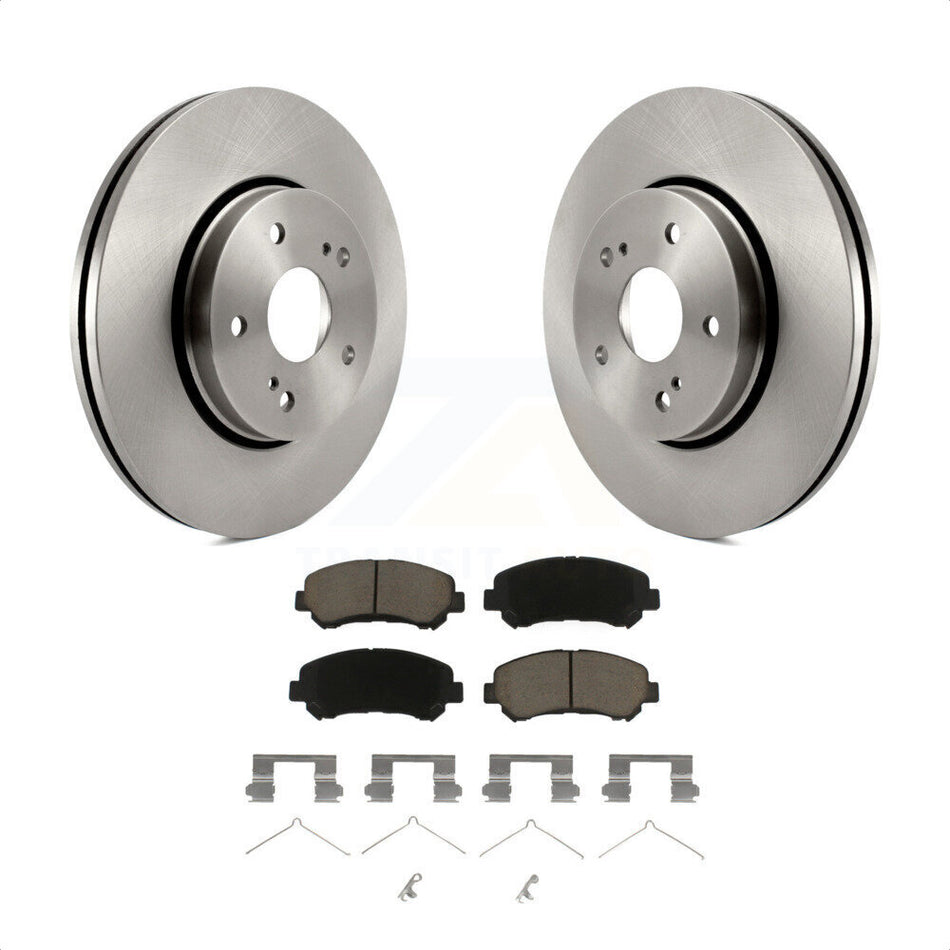 Front Disc Brake Rotors And Ceramic Pads Kit For 2010-2013 Suzuki Kizashi K8C-100234 by Transit Auto