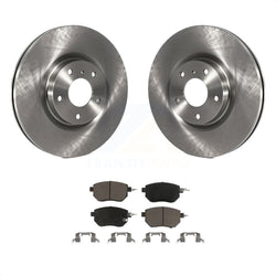 Front Disc Brake Rotors And Ceramic Pads Kit For Nissan Murano Altima Maxima K8C-100236