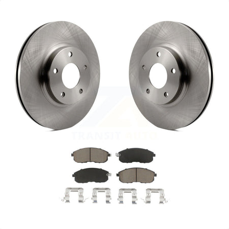 Front Disc Brake Rotors And Ceramic Pads Kit For Nissan Altima Maxima INFINITI I35 K8C-100238 by Transit Auto