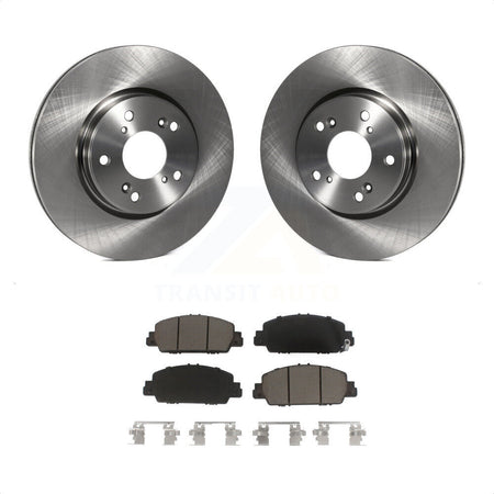 Front Disc Brake Rotors And Ceramic Pads Kit For Honda Accord HR-V K8C-100240 by Transit Auto