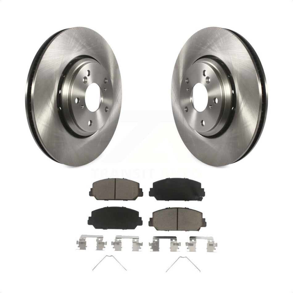 Front Disc Brake Rotors And Ceramic Pads Kit For Honda Civic Accord Acura ILX K8C-100243 by Transit Auto