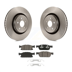 Front Disc Brake Rotors And Ceramic Pads Kit For Ford Edge Lincoln MKX Nautilus K8C-100245