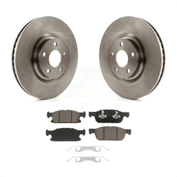 Front Disc Brake Rotors And Ceramic Pads Kit For Ford Edge K8C-100246