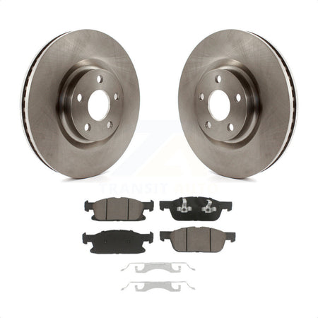 Front Disc Brake Rotors And Ceramic Pads Kit For Ford Edge K8C-100246 by Transit Auto