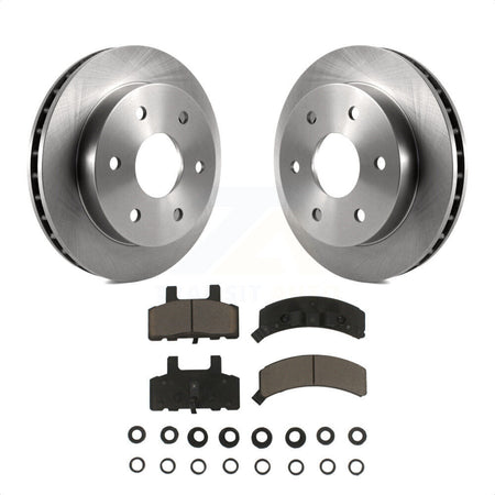 Front Disc Brake Rotors And Ceramic Pads Kit For Chevrolet K1500 GMC Tahoe K2500 Suburban Yukon Cadillac Escalade Blazer K8C-100249 by Transit Auto