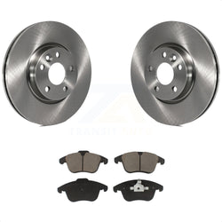 Front Disc Brake Rotors And Ceramic Pads Kit For Volvo S60 XC70 S80 Land Rover Range Evoque V60 V70 K8C-100267