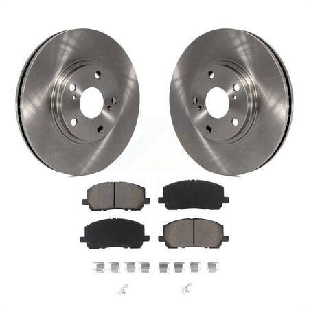 Front Disc Brake Rotors And Ceramic Pads Kit For Toyota Highlander K8C-100272 by Transit Auto