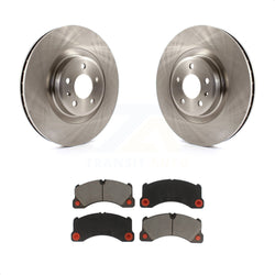 Front Disc Brake Rotors And Ceramic Pads Kit For 2017 Porsche Macan Base K8C-100298
