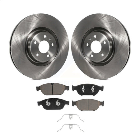 Front Disc Brake Rotors And Ceramic Pads Kit For Audi A6 Quattro A7 K8C-100304 by Transit Auto