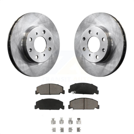 Front Disc Brake Rotors And Ceramic Pads Kit For Honda Civic del Sol CRX K8C-100308 by Transit Auto